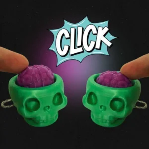Fidget Cliker - Crânio Verde Zumbi